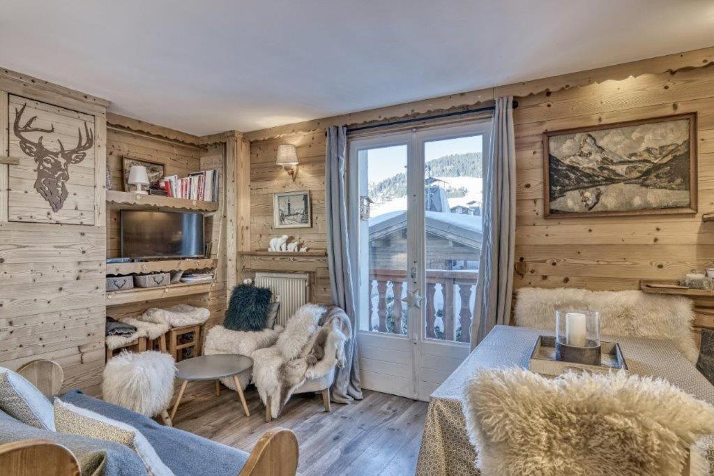 Tres Bel Appartement Avec Parking Gratuit Megève Eksteriør billede